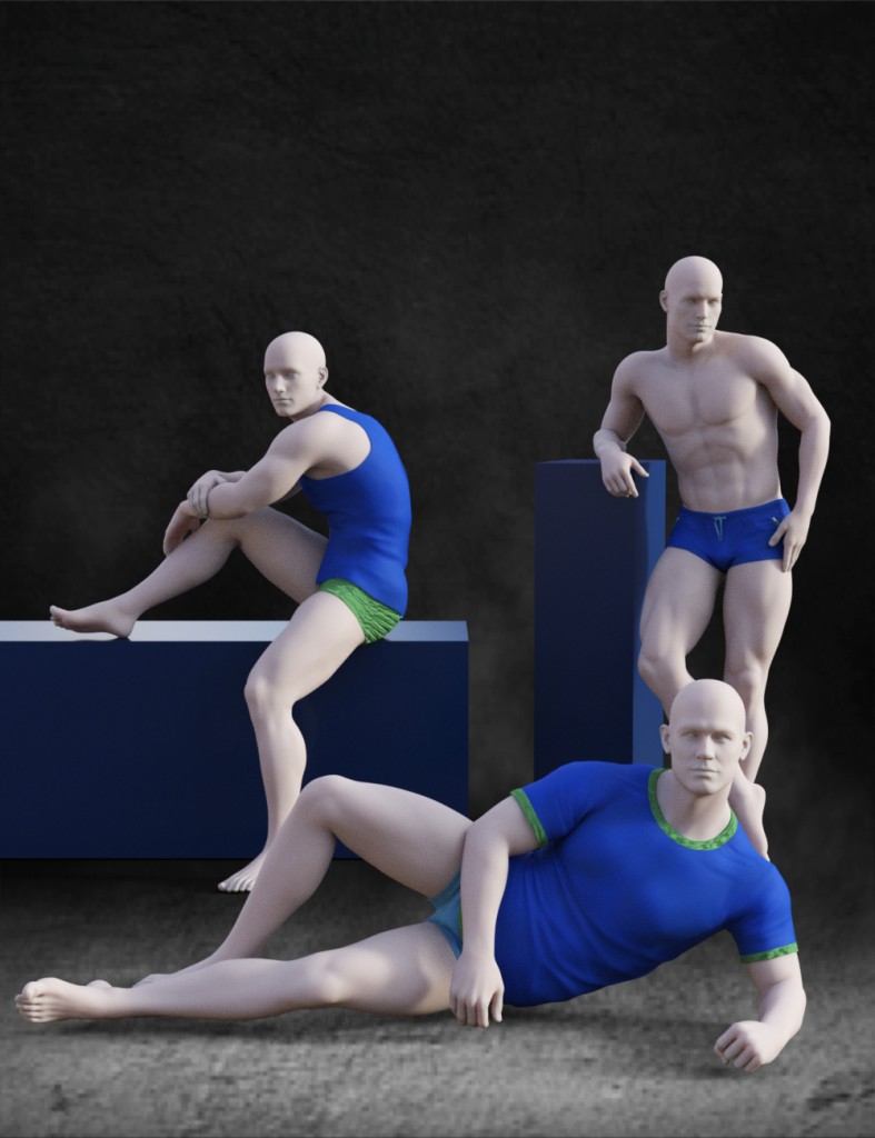 Amazing Model Males 2 for Genesis 9, 8.1, 8, and 3 Males