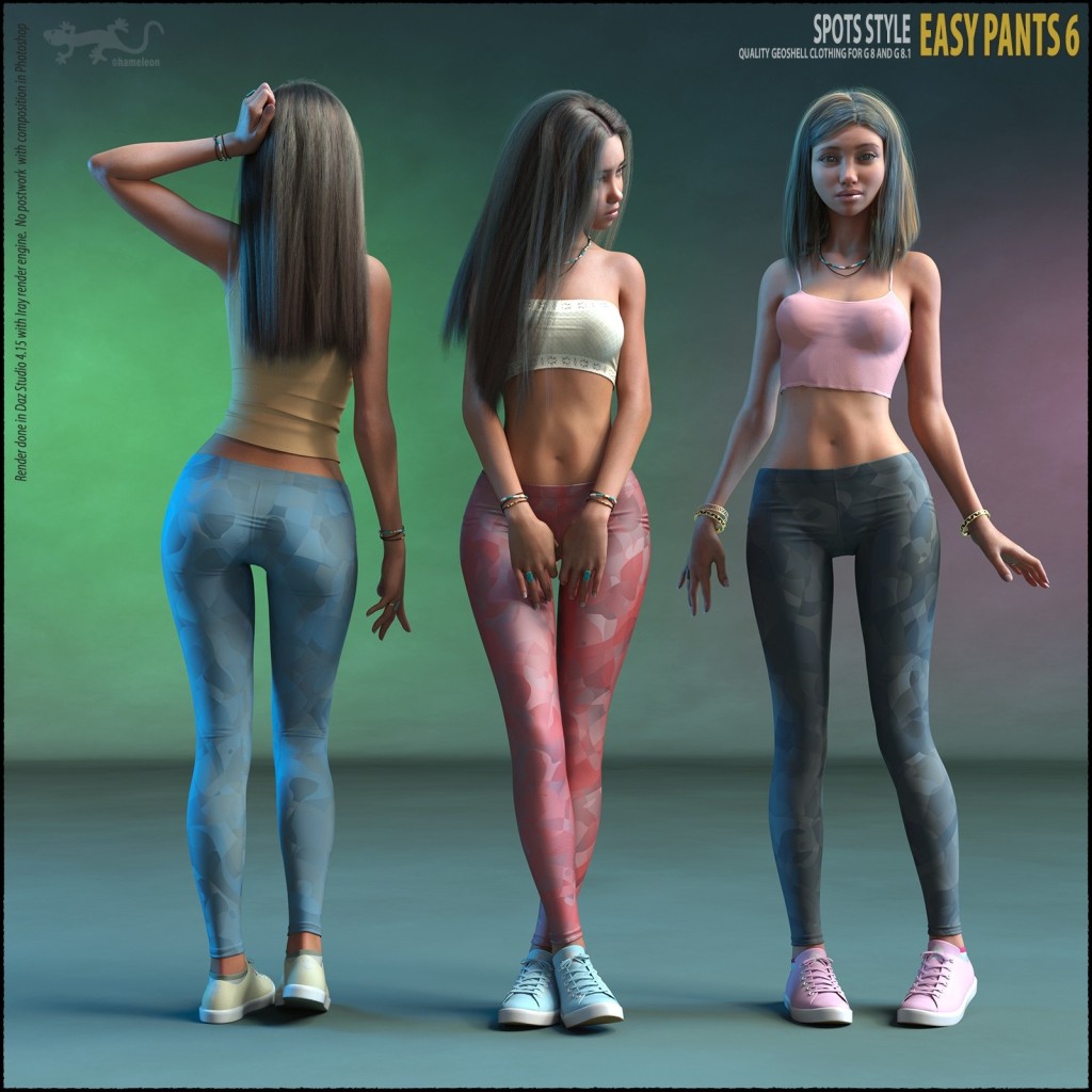 Easy Pants 6 for Genesis 8 and 8.1