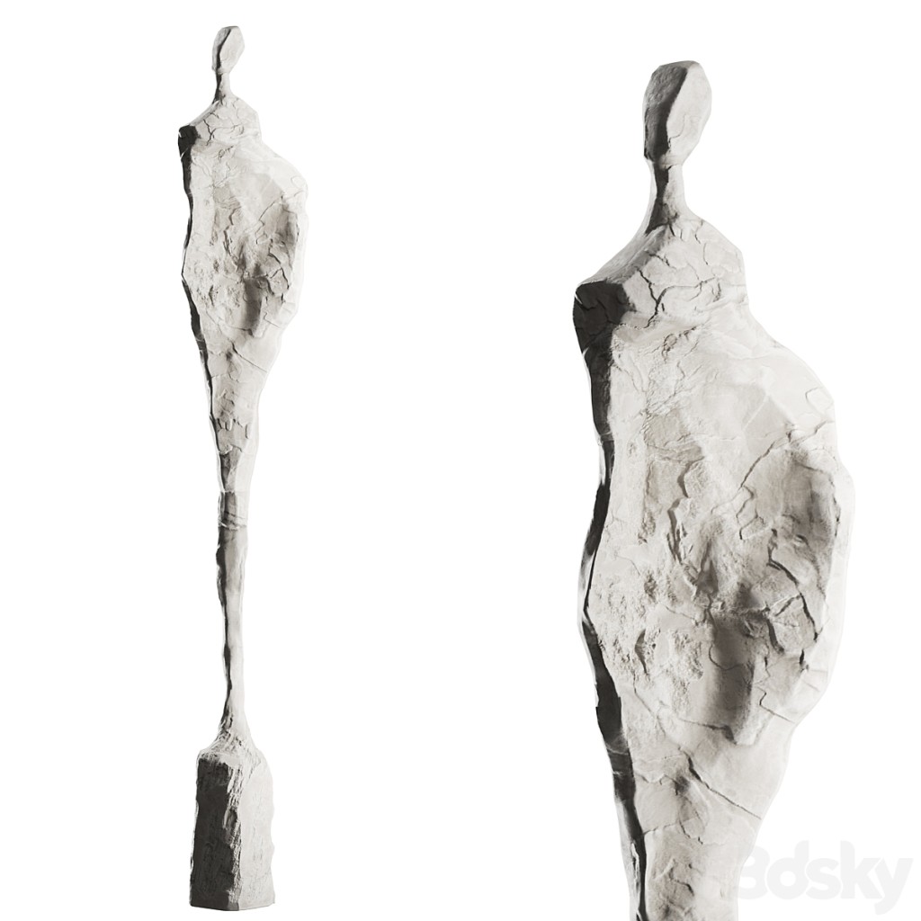 Abstract human sculpture 09