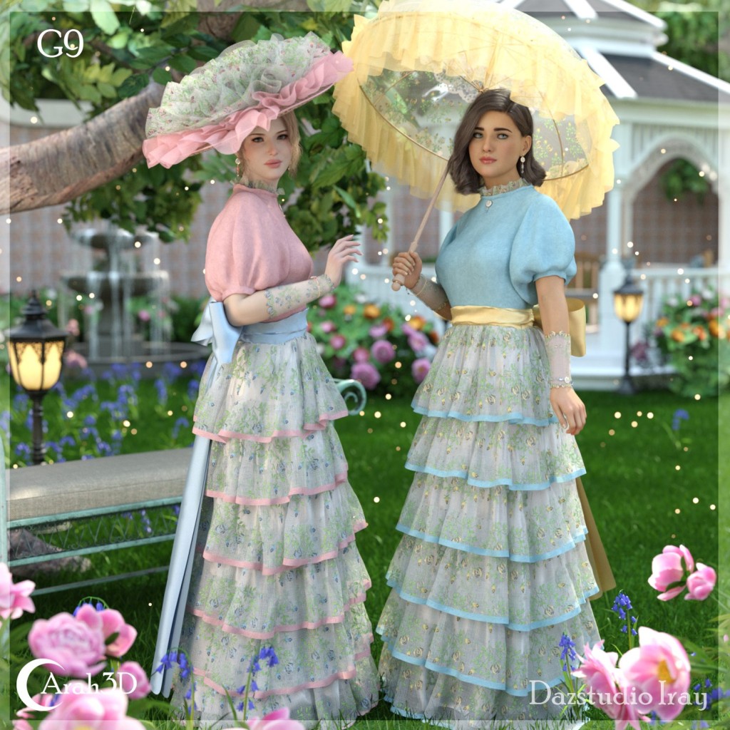 Arah3D Velvet Rose for G8F and G9