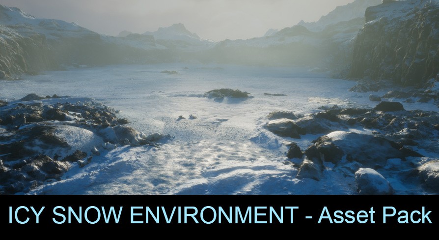 [UE5.4] Icy Snow Environment - Asset Pack