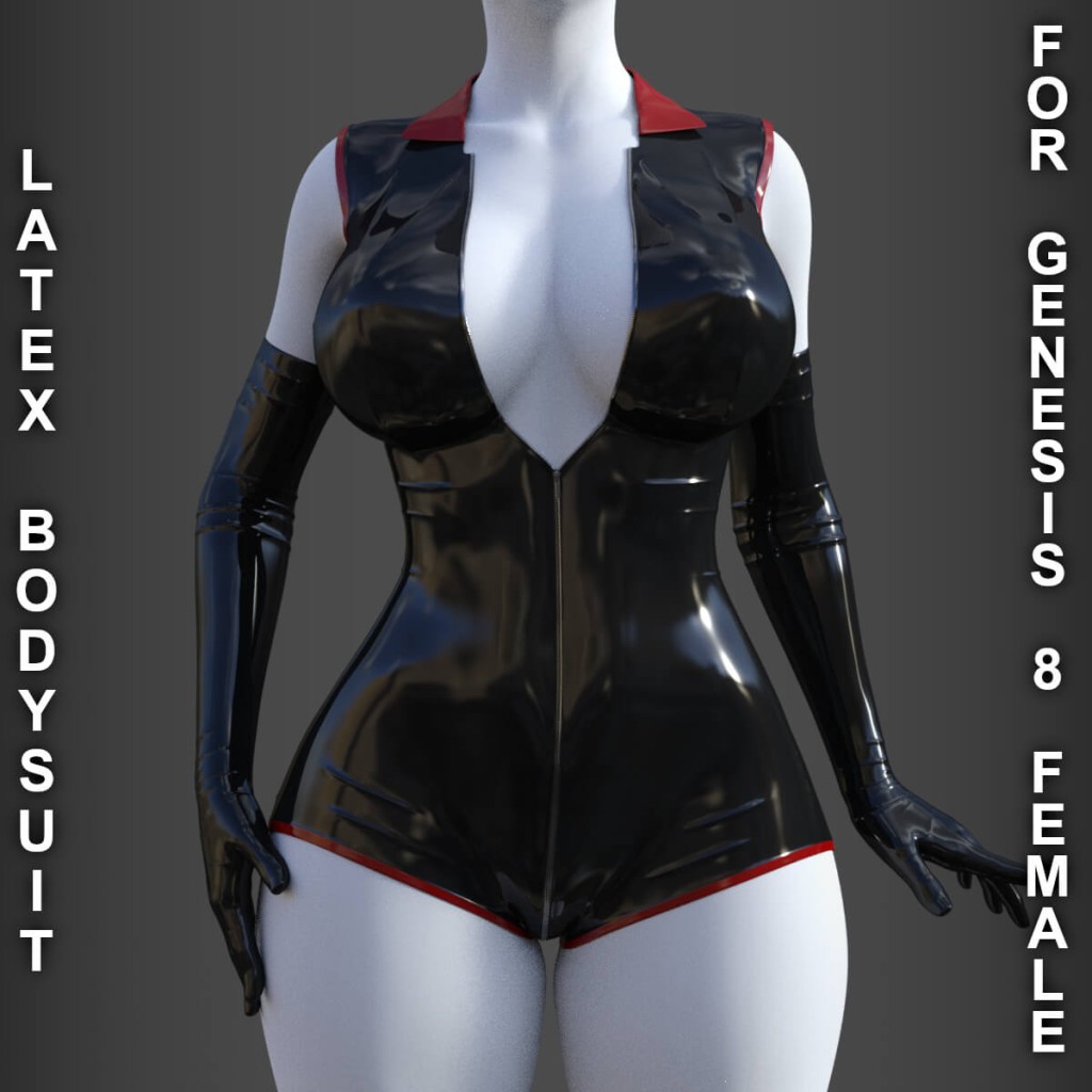 Latex Bodysuit 1 For Genesis 8 Females