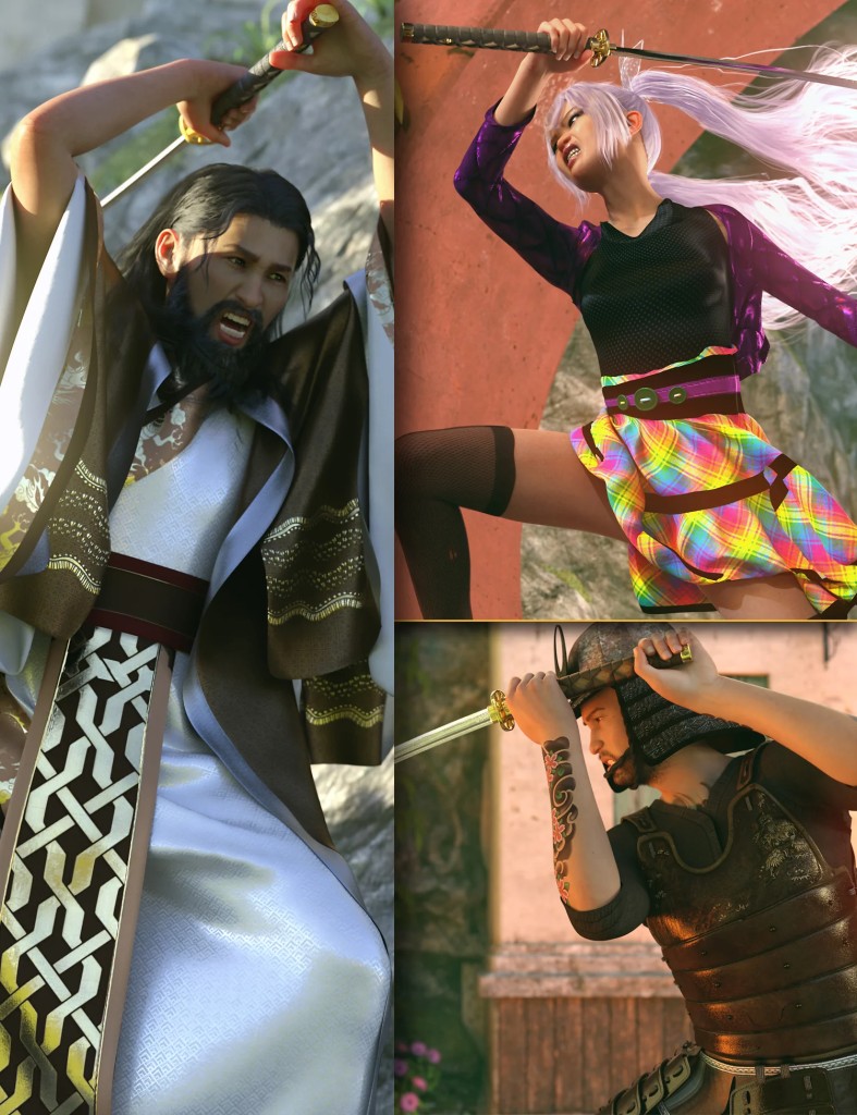 An Honorable Duel Poses for Genesis 8