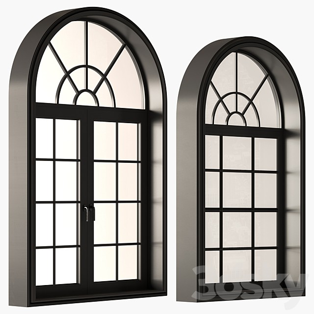 Arched Window Set 34