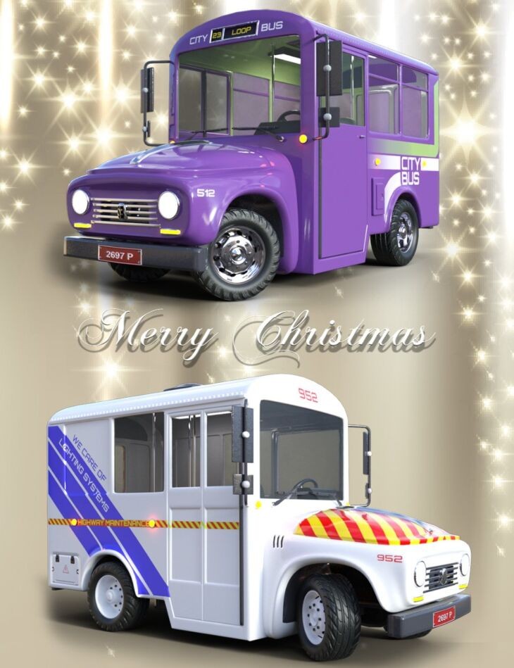 Toon School Bus Iray Textures-OtherBus