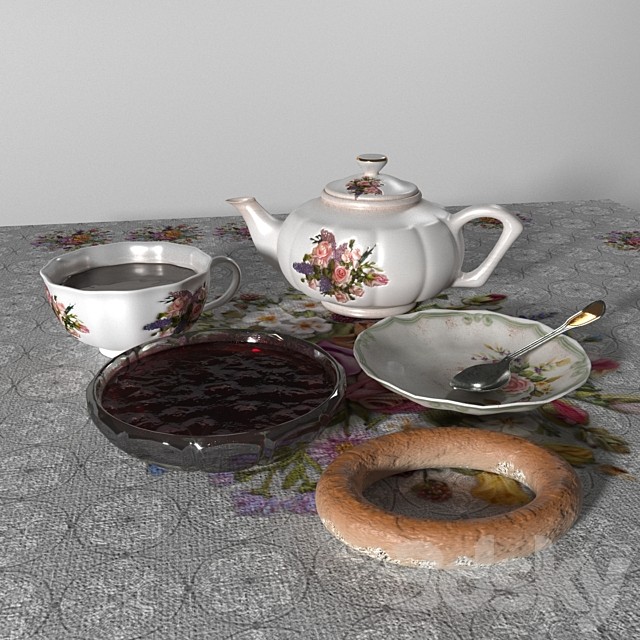 A tea set