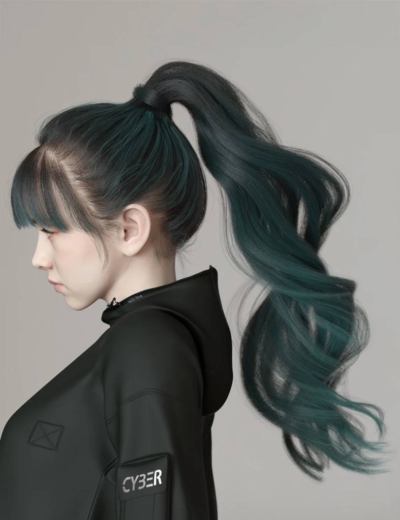 dForce Princess Series Cyberpunk Ponytail