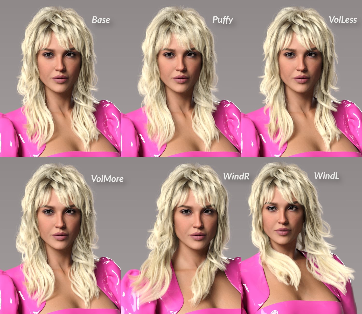 dForce Mariene Hair for Genesis 9