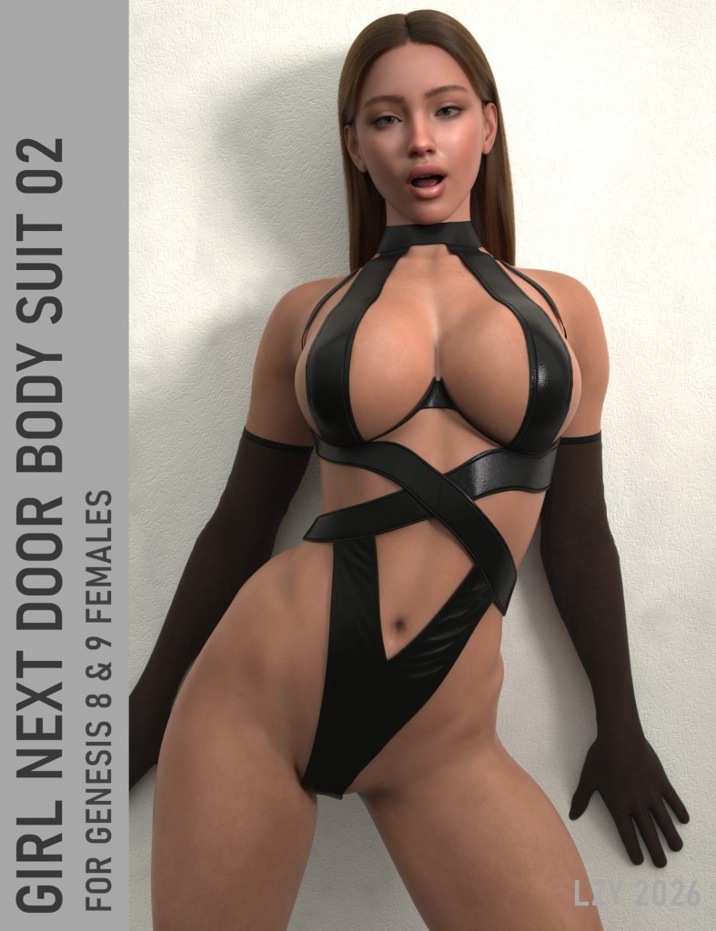 Girl Next Door Bodysuit 02 for Genesis 8 and 9 Females