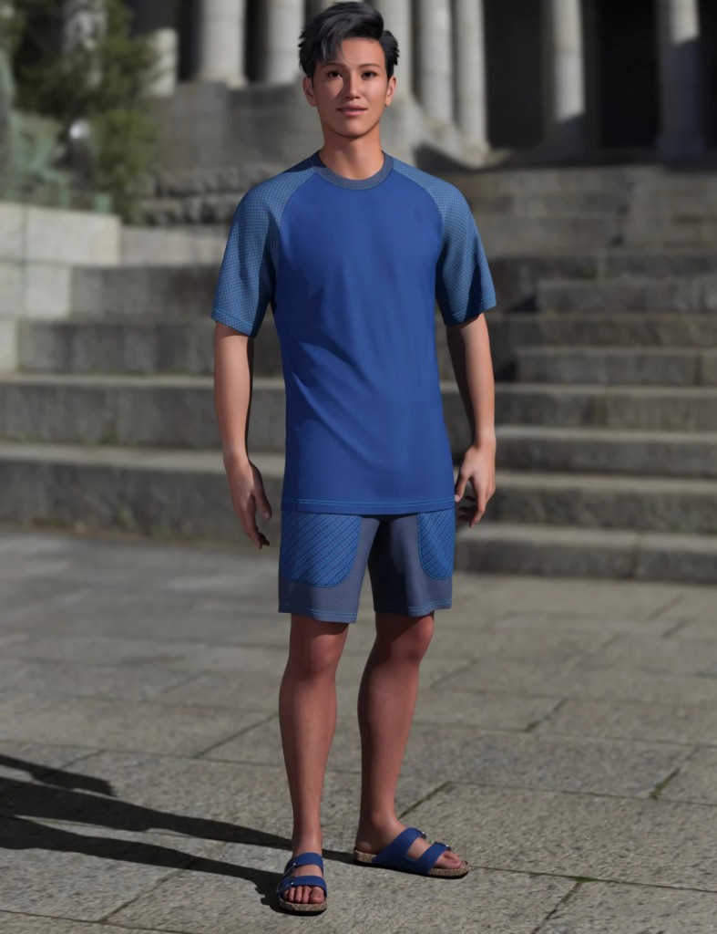 dForce Summer Vibe Outfit for Genesis 9