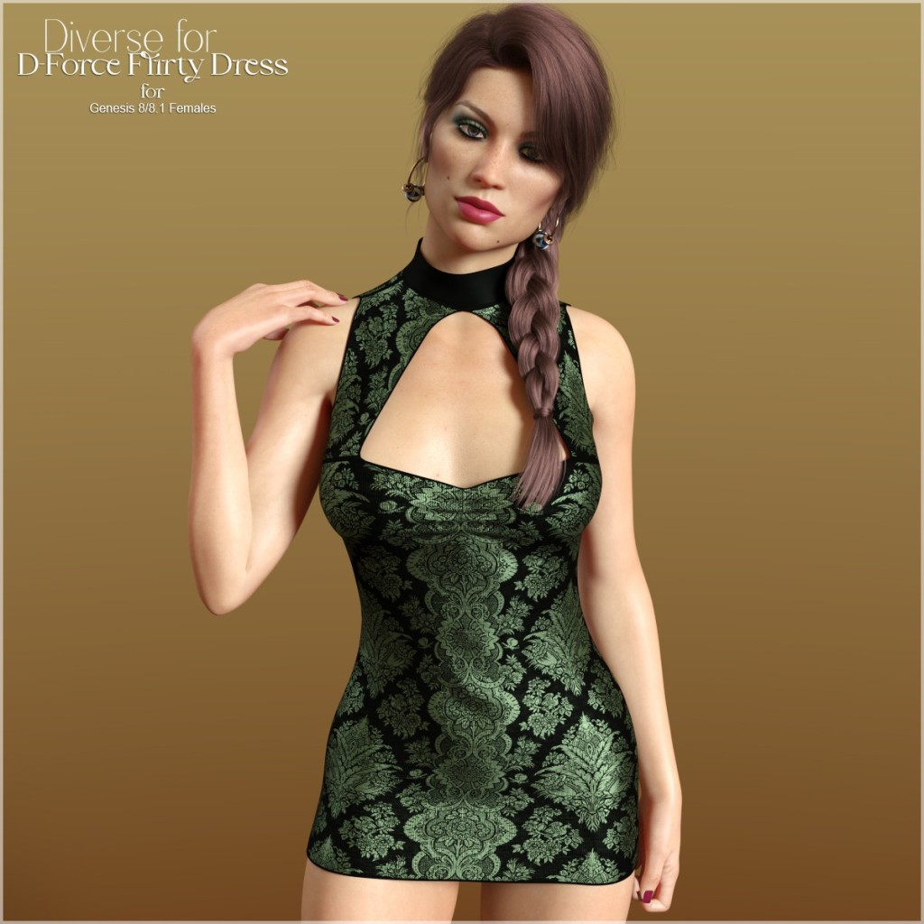 Diverse for D-Force Flirty Dress for G8F and G8.1F