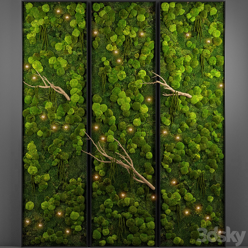 panel moss wall