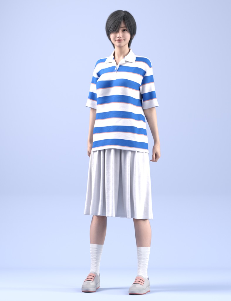 dForce HnC25 Retro Spring Outfits for Genesis 9