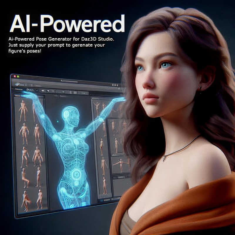 AI Pose Generator for DAZ3D Studio – Prompt Your Poses