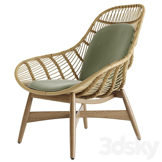 Tou Club Rattan Armchair