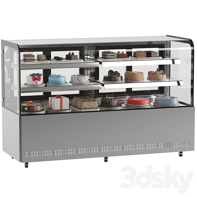 Pastry Refrigerator 2 (20 Different Cakes)