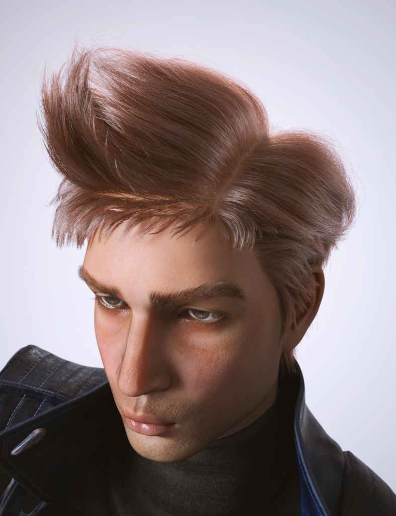 AK Zealous Hair for Genesis 9