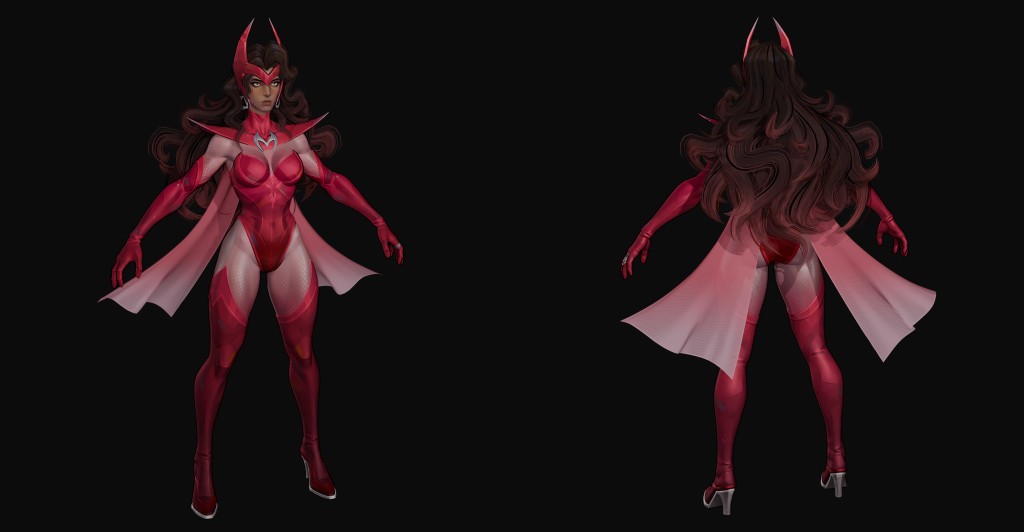 Scarlet Witch (Witch of the Evil Eye) Premium for Blender 4.x
