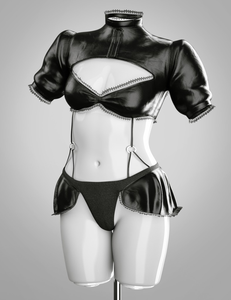 BW dForce Mini Dress Magic for Genesis 9 and 8 Females