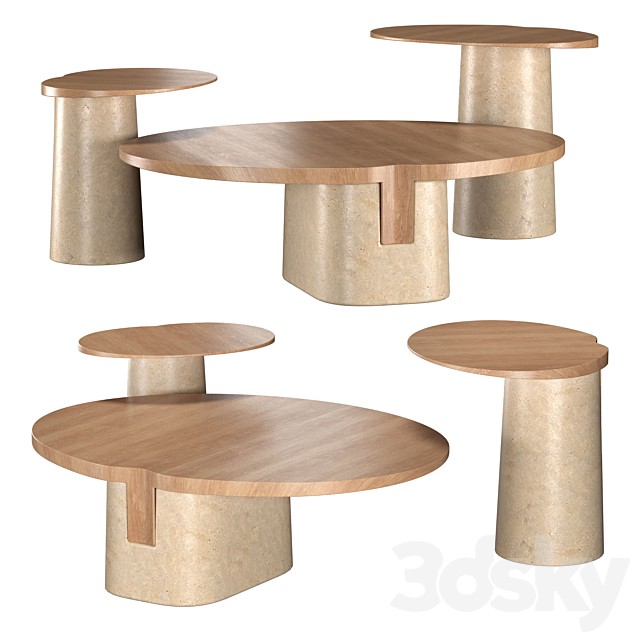 ANCHOR COFFEE SIDE TABLES