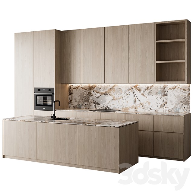 Japandi style kitchen 56