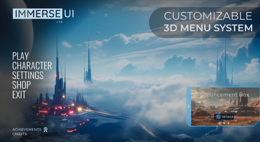 3D Immerse UI (5.2 – 5.6)