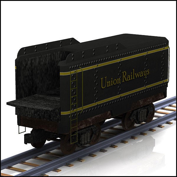 Coal Tender (Poser, Vue & OBJ)