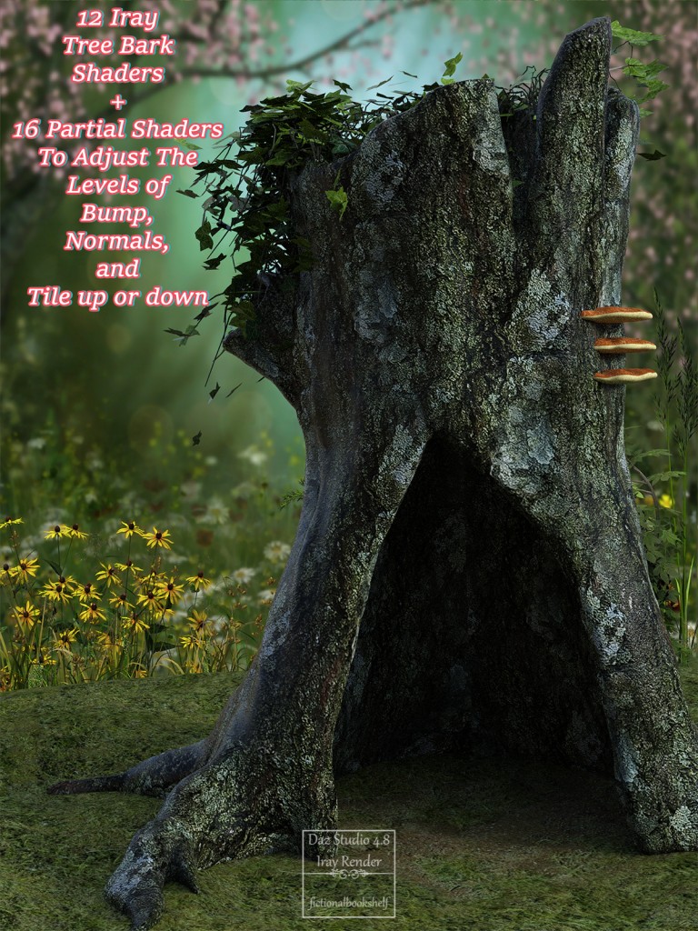 Iray Tree Bark Shaders