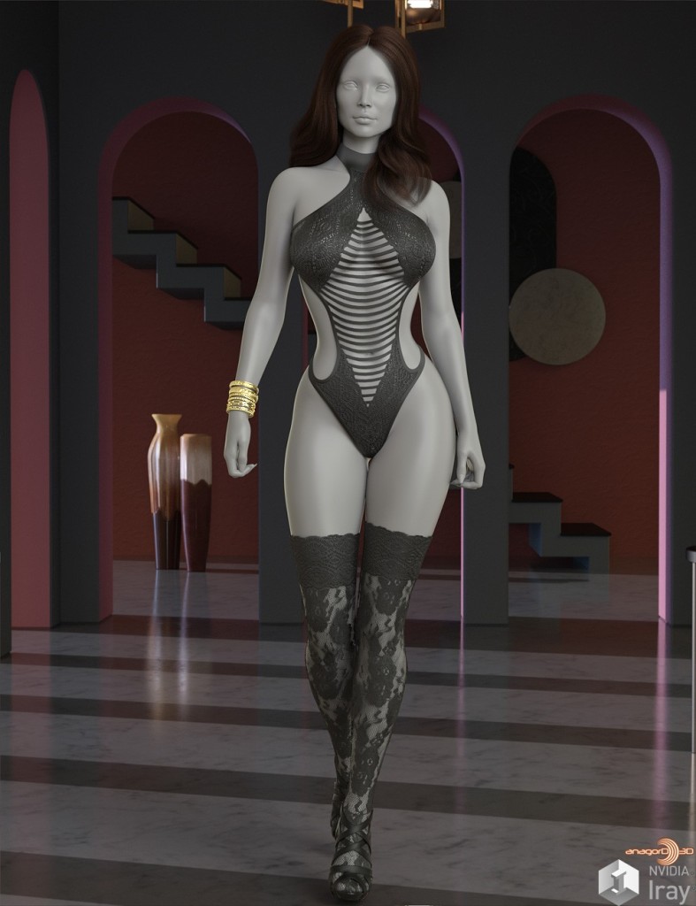 VERSUS – Fishnet Bodysuit for G8F and G9F