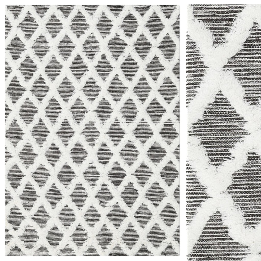 carpet Inez - Black / White