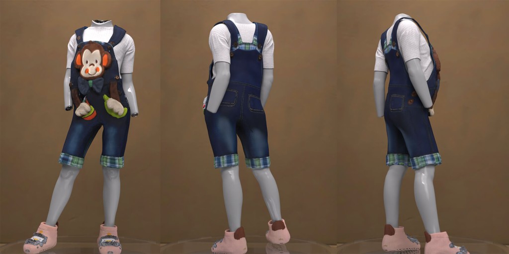 Monkey Overall Outfit for Genesis 9