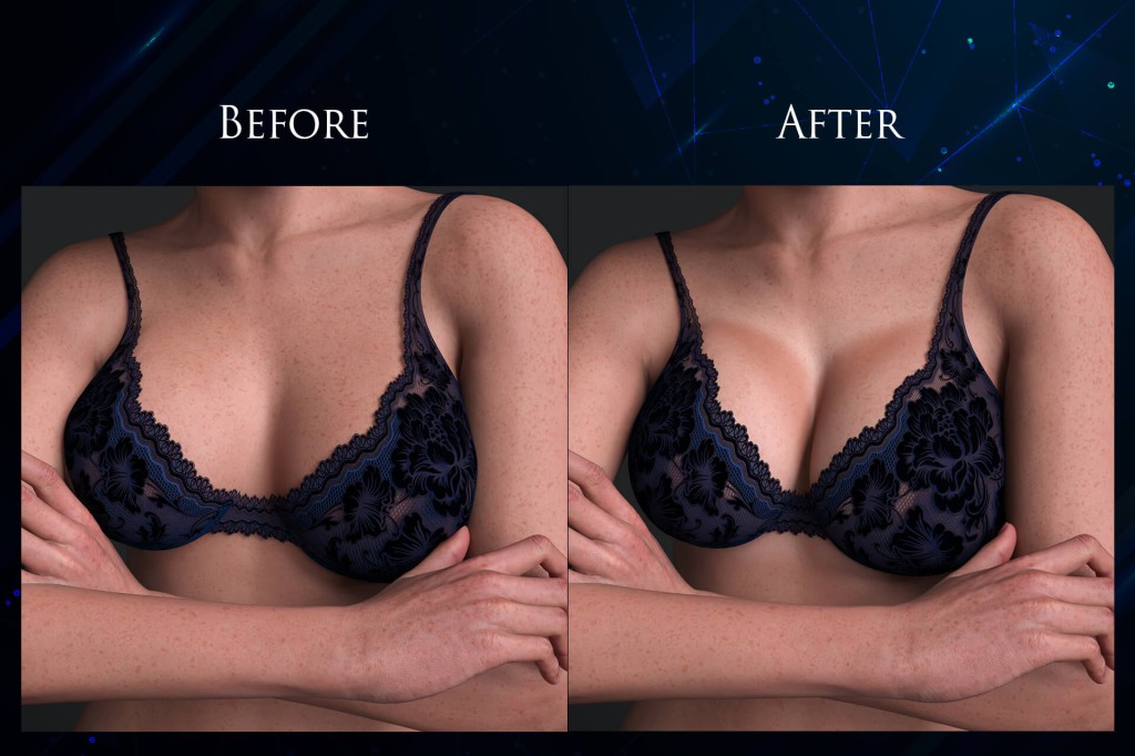 AC Breast Contour Makeup for G8/8.1 F and Genesis 9
