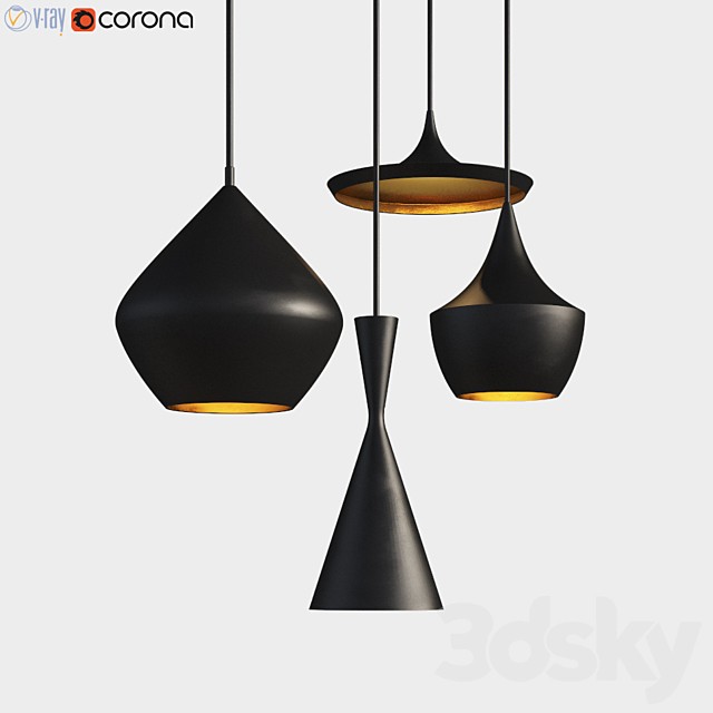 Beat Light chandelier Set Tom Dixon Loft-Concept