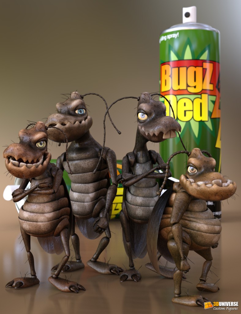 Toon Cockroach - Bugsy and the Gang