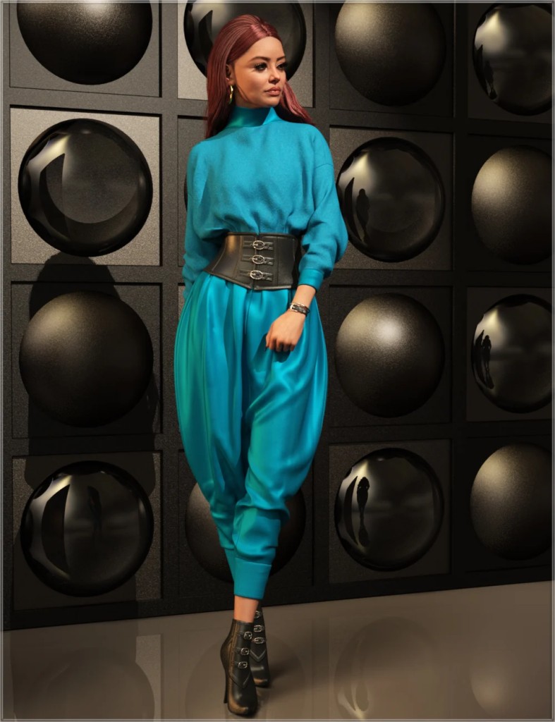 dForce Urban Fierce Outfit for Genesis 9