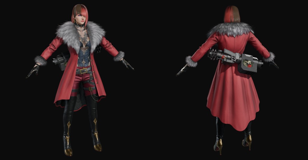 Tekken 8 Anna Williams S1 Premium for Blender 4.x