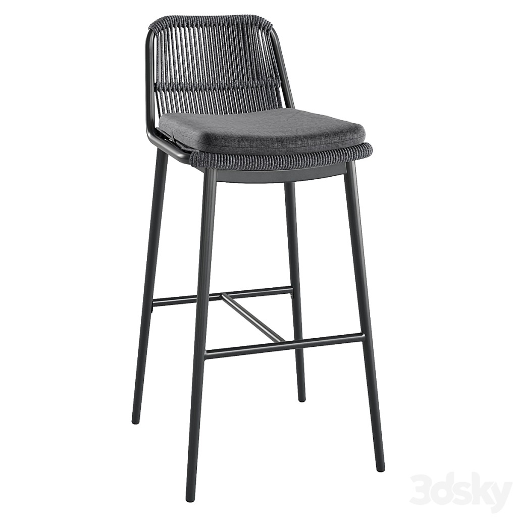 Outdoor Rope Stool for Bar Como