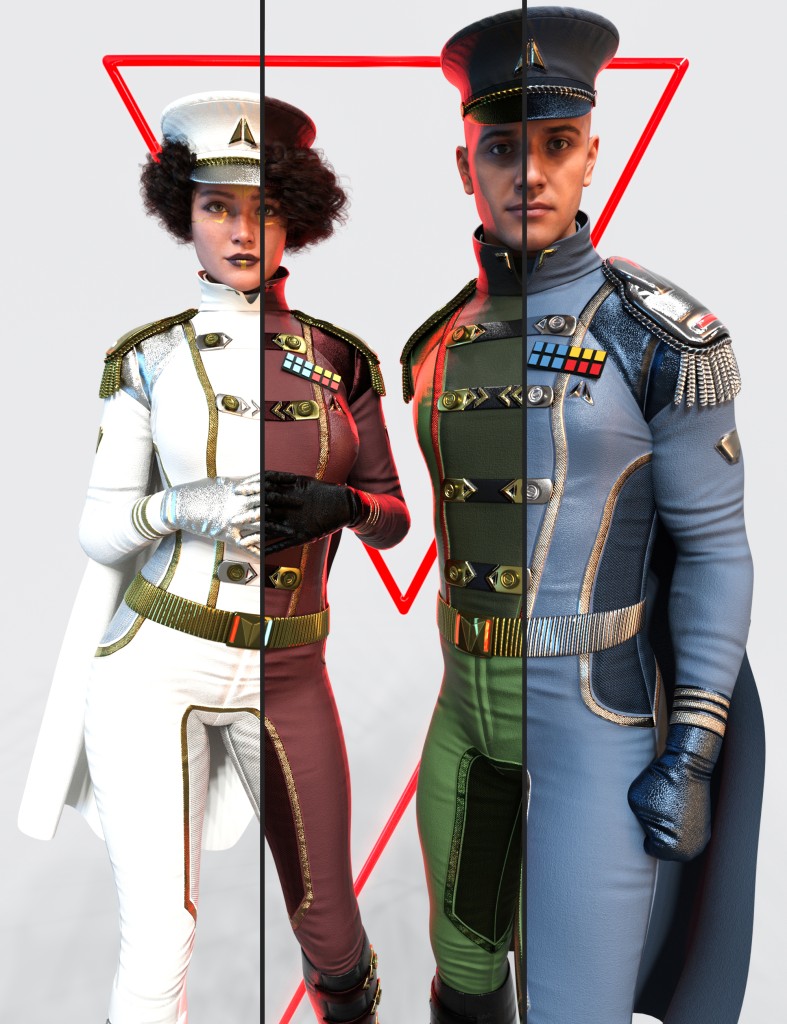 dForce Space Commander for Genesis 9 Texture Expansion