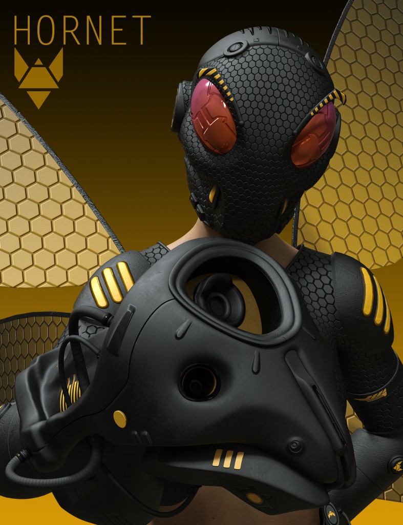 Hornet Outfit for Genesis 8 Female(s)