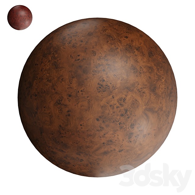 Burl wood texture