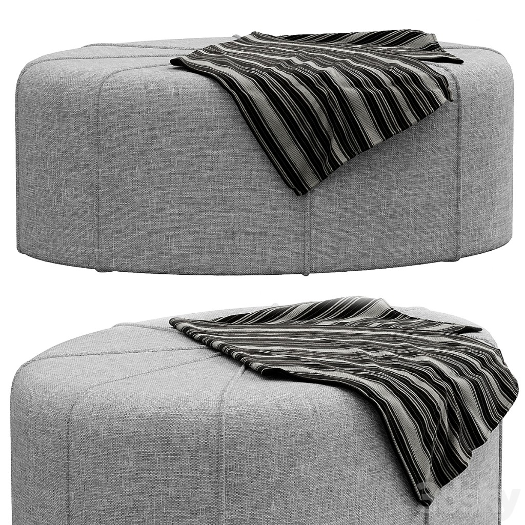 Ferris oval ottoman
