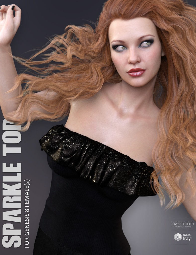 Sparkle Top for Genesis 8 Females