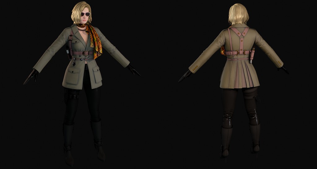 Tekken 8 Nina Williams (S2) Premium for Blender 3-4
