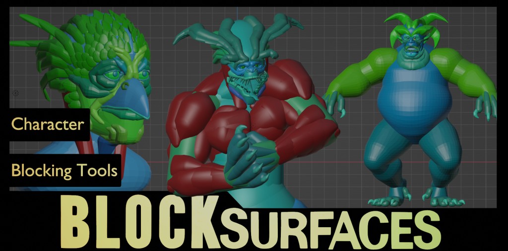 Blocksurfaces blender addon