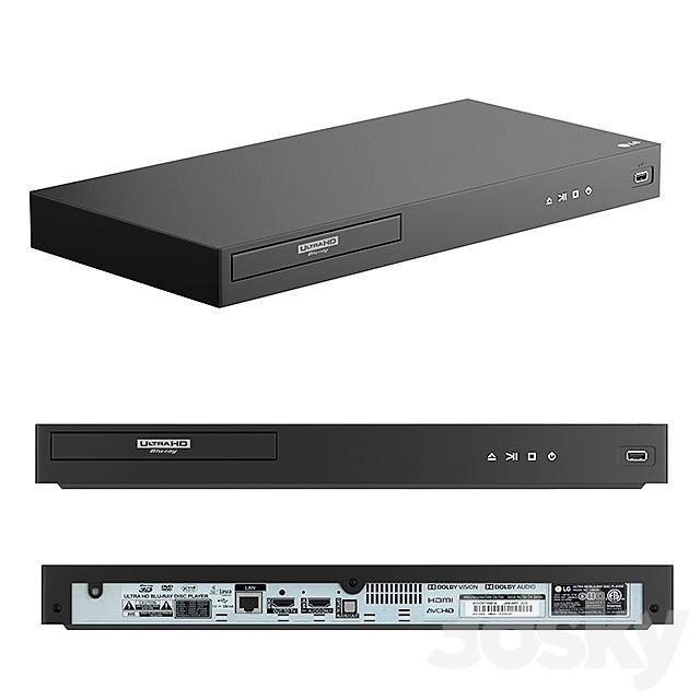 LG 4K Ultra HD HDR Dolby Vision DVD Blu-ray Player