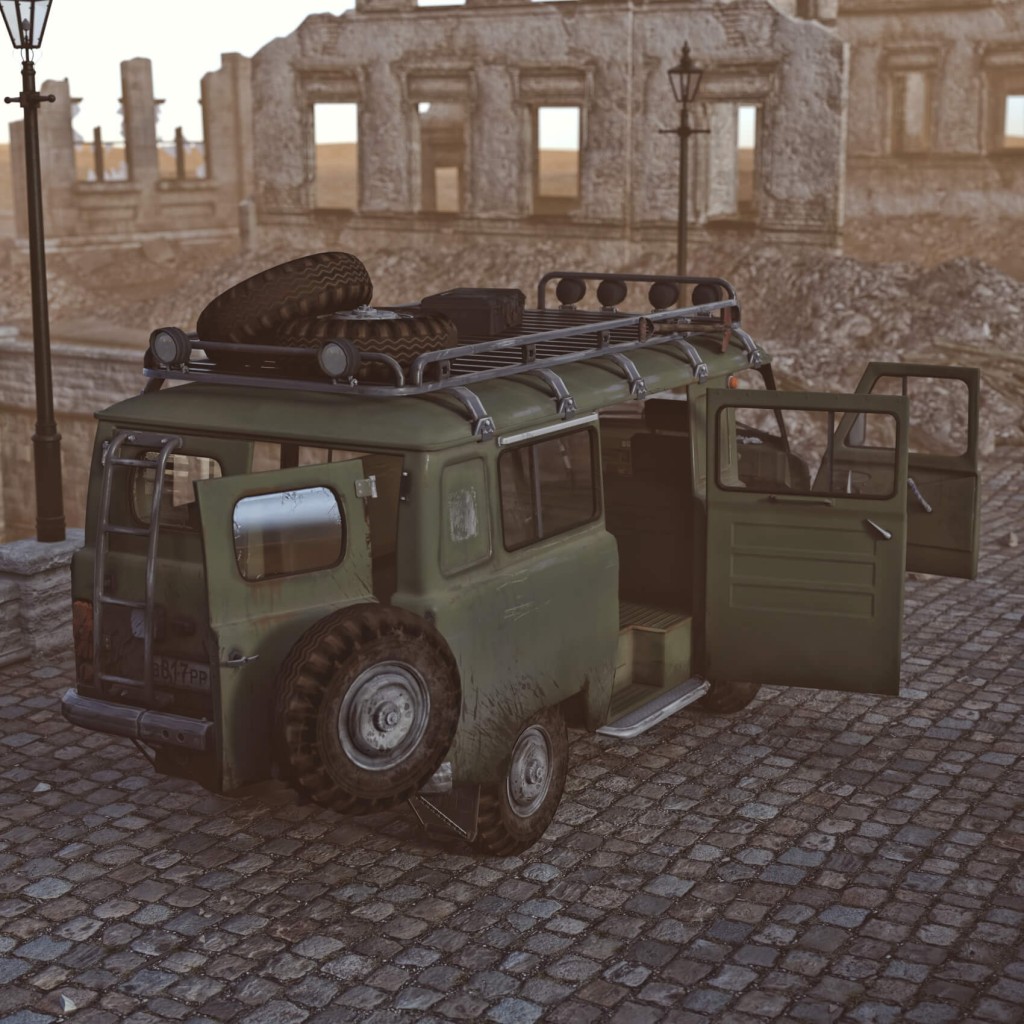 UAZ Postapocalyc Van