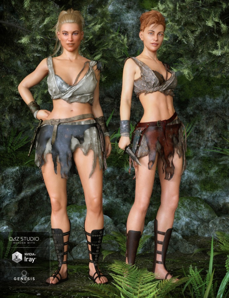 Barbarian Warrior Outfit Textures - Tested link