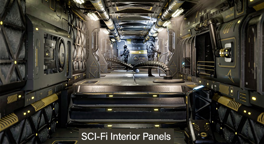 Sci-Fi Interior Kit UE5.3