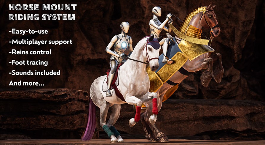 Complete Horse Riding System UE5.2
