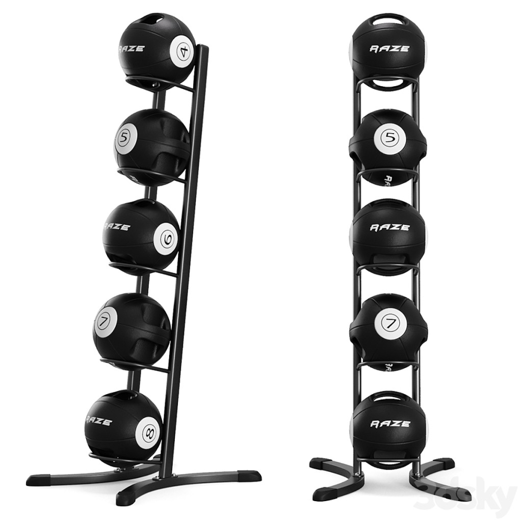 RAZE 5 Ball Medicine Ball Rack